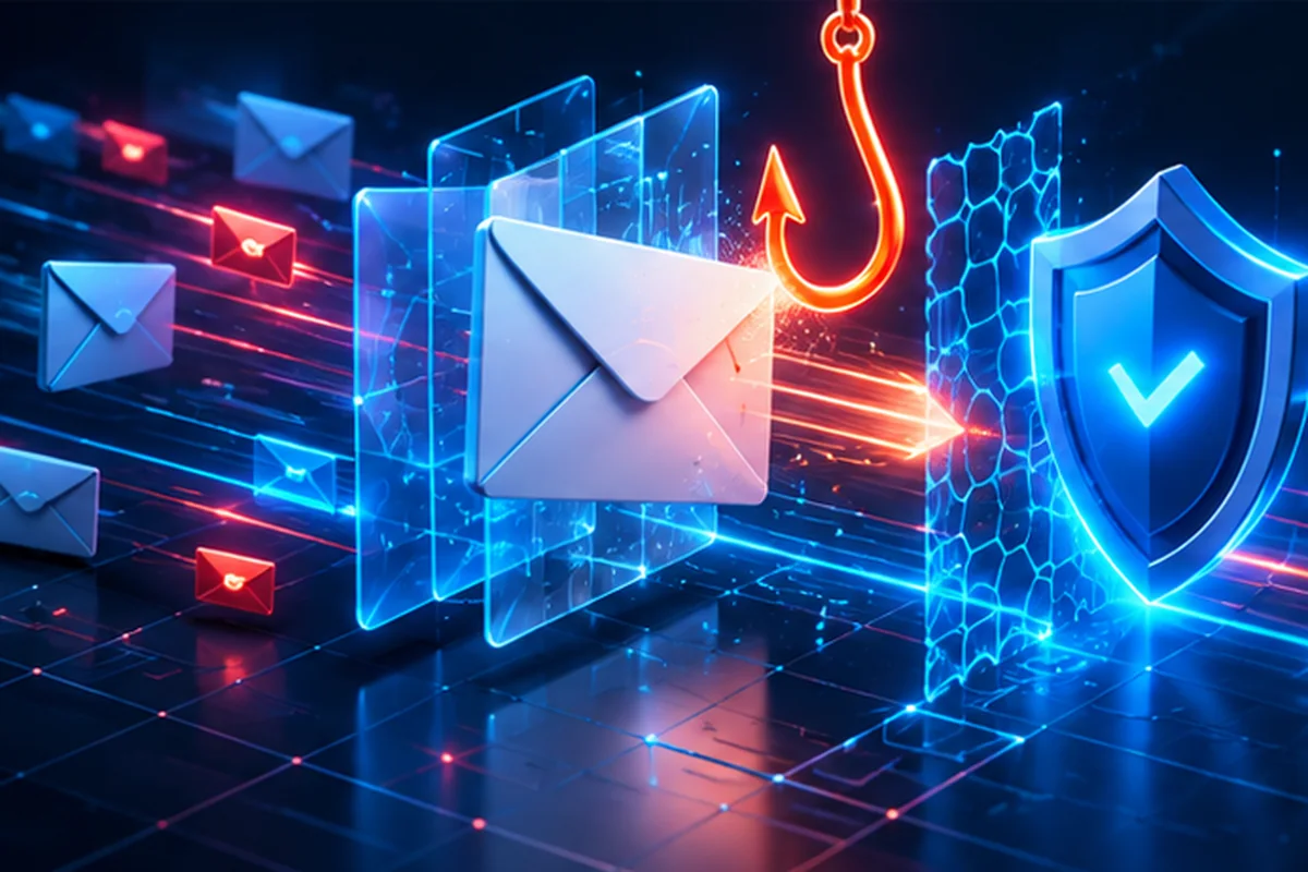 Illustration d'une tentative de phishing bloquée